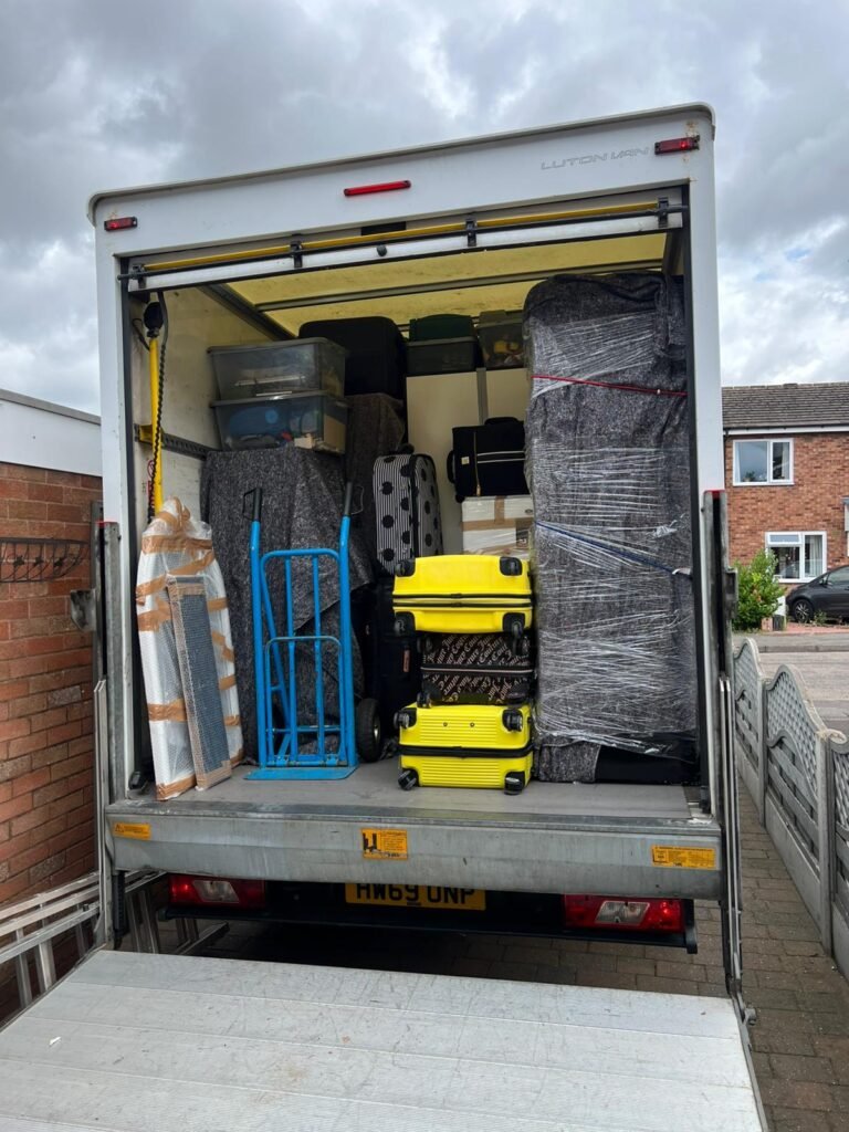 Professional movers completing a same day office removal with minimal disruption