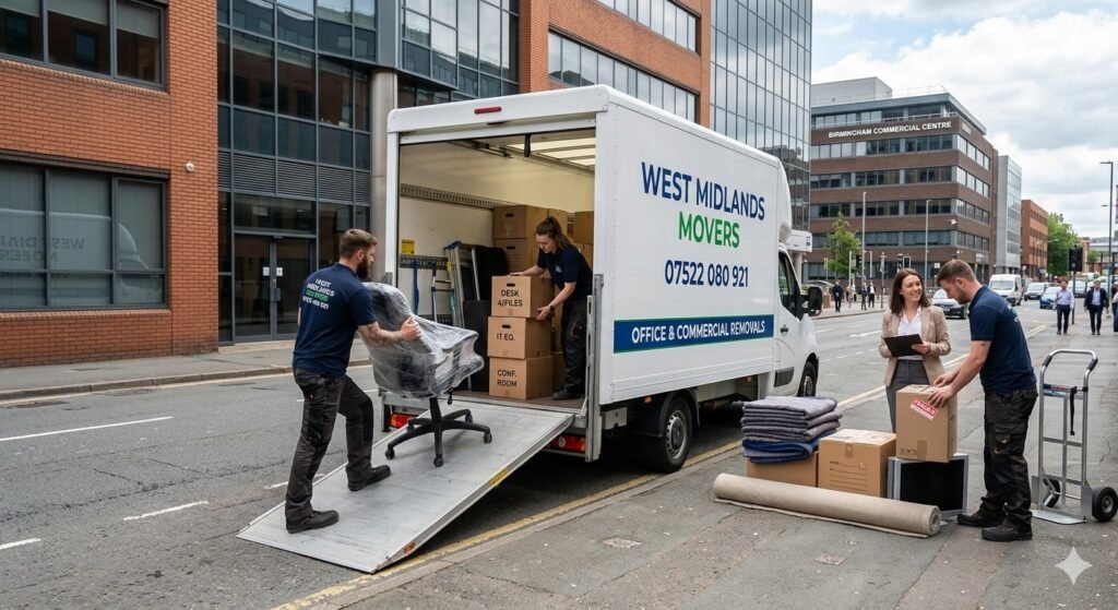 Corporate office removals completed with minimal business downtime