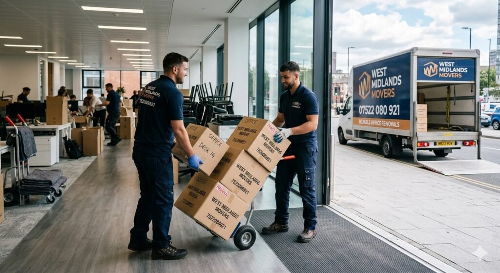Commercial office removals service ensuring a smooth business move