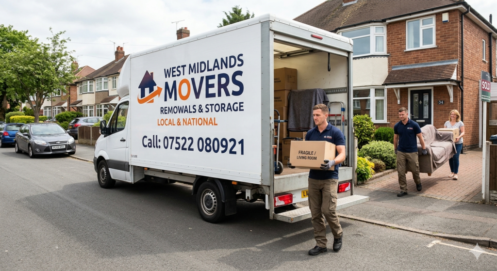 Professional packing and moving services in Dudley